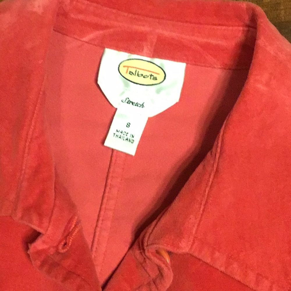 Talbots red jacket/blazer - Picture 2 of 4